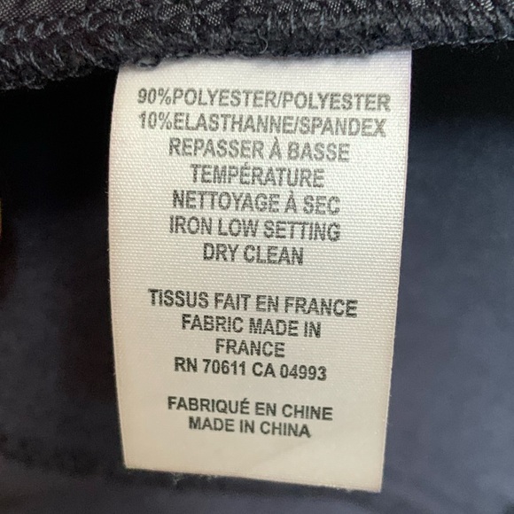 Stunning dark navy faux leather fitted jacket - Picture 9 of 10